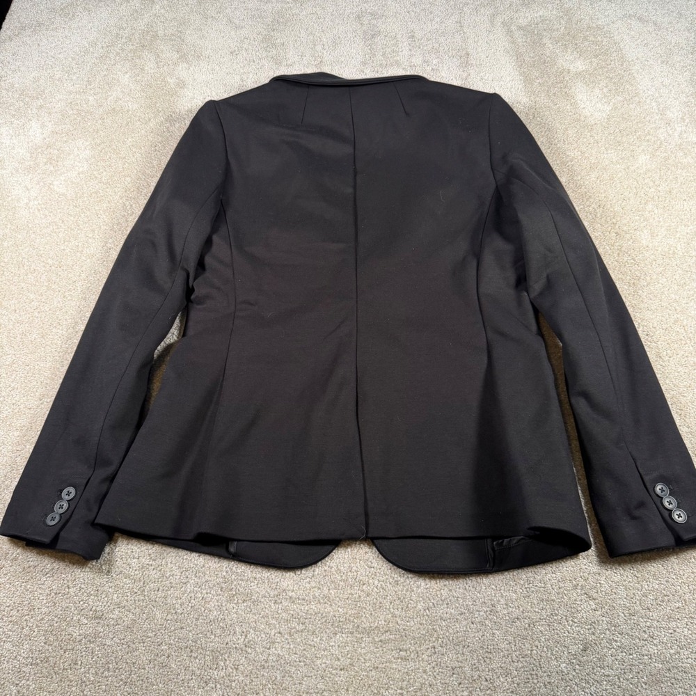 Old Navy Blazer Women Size M Black Single Button 615588-00-1 Jacket Work NEW - Picture 2 of 13